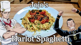 Harlot Spaghetti (Puttanesca) 👨‍🍳🍅🍜 From Jojo's #Jojo #Anime #Spaghetti  #Shorts