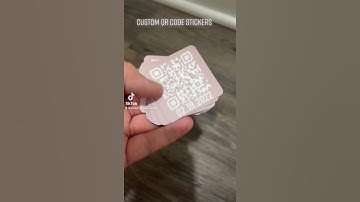 Custom QR code stickers