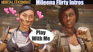 Mk11 Mileena Flirty Intros & Teases Relationship Dialogues - Mortal Kombat 11