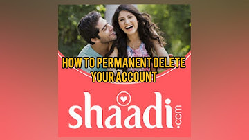 How to permanent delete your account shaadi.com | shaadi.com account delete kaise kare
