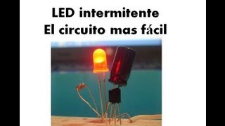 ✅ LED Intermitente, el mas facil de armar con solo un transistor