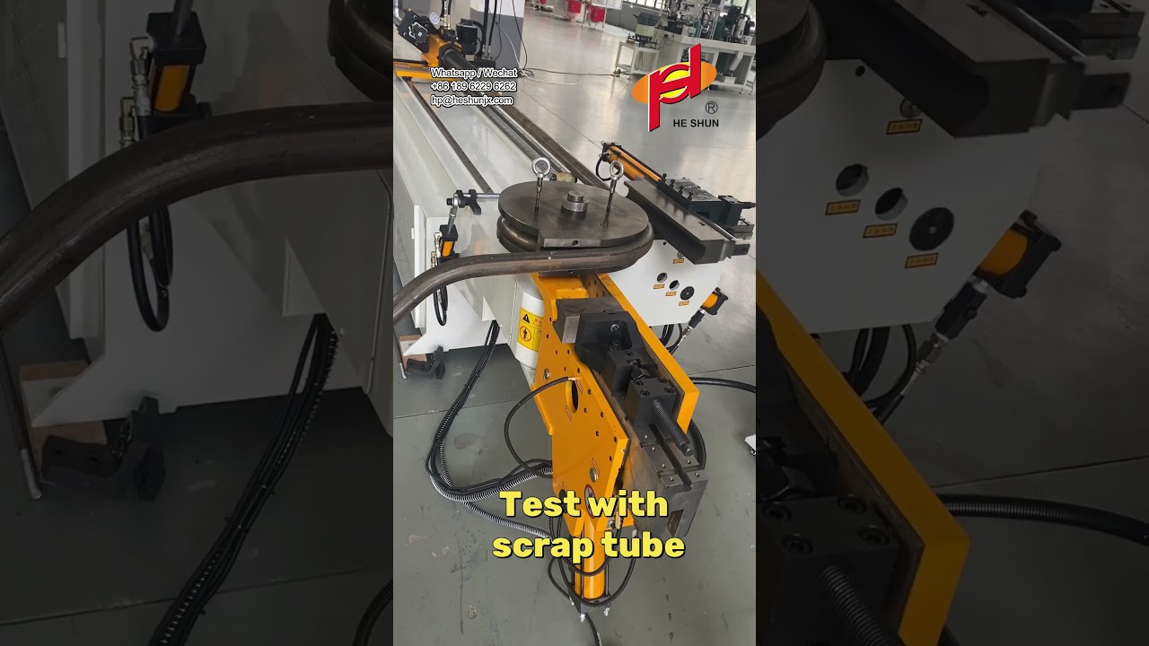 Proving Rigidity: 63CNC2A1S Tube Bending Machine Success Forms 3D Scrap Tube | Heshun Machinery