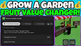 Grow A Garden New Fruit Value Changer Script Not Patched Delta Pastebin 2025