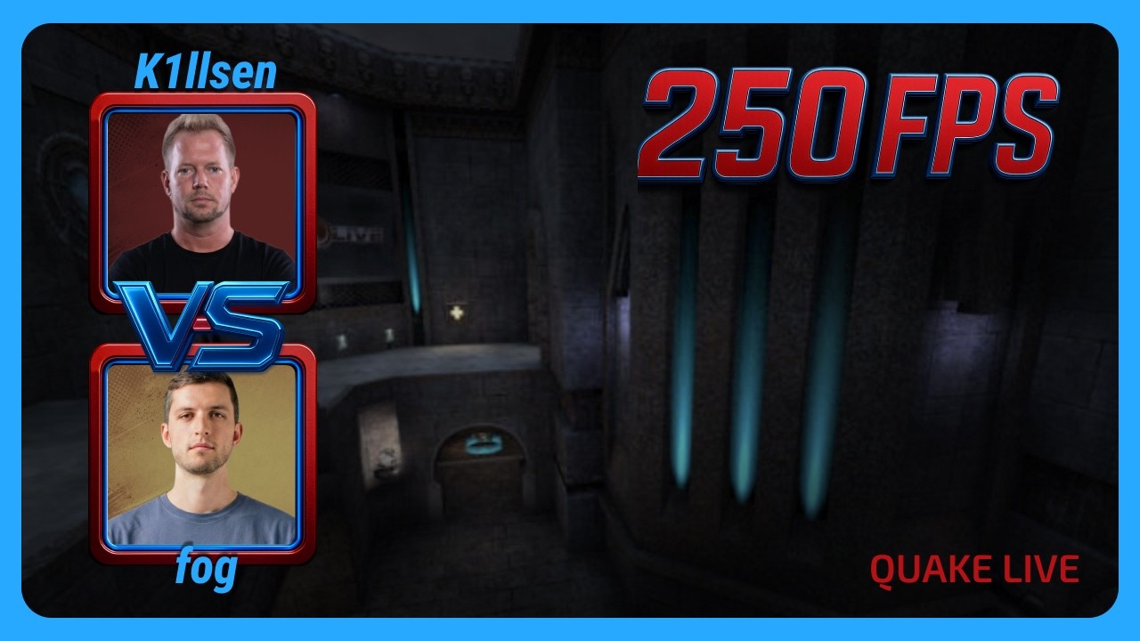 k1llsen vs fog | 250FPS Quake Season 4 | BO3 | Quake Live