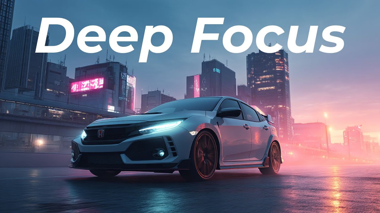 [EDM Chill Mix] Deep Focus | Deep Study & Reading | 2 Hours 20 Minutes of Calm Midnight Tokyo