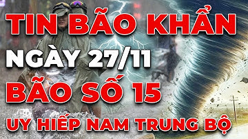 🔴TRỰC TIẾP: Bão số 15 gió giật cấp 14, uy hiếp Nam Trung Bộ