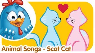 Animal Songs: Scat Cat | Lottie Dottie Chicken | Nursery Rhymes For Kids