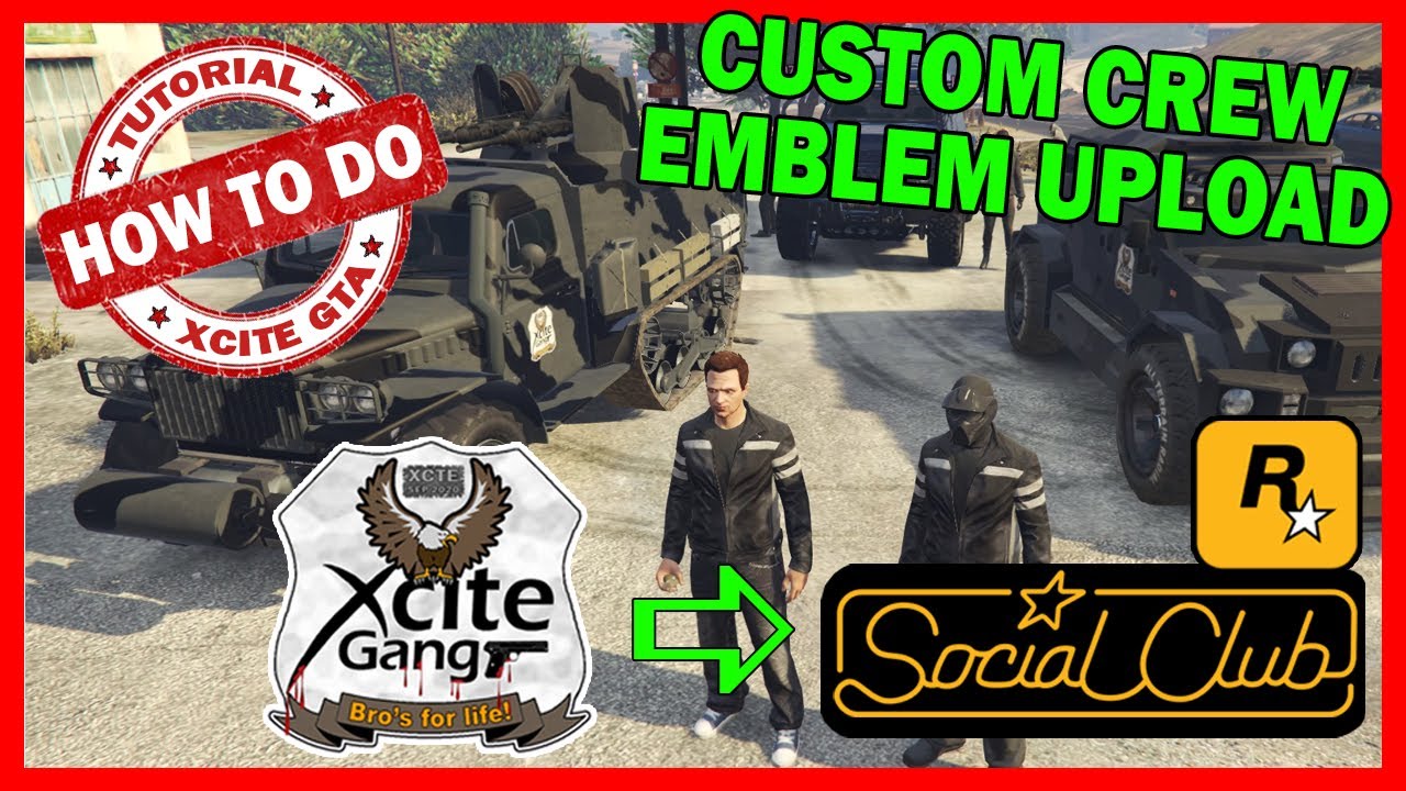 How To Make Your Own Custom Crew Emblem And Upload In Gta October