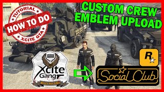 HOW TO Make Your Own Custom Crew Emblem And UPLOAD In GTA - OCTOBER 2020 100% WORKING EASY TUTORIAL