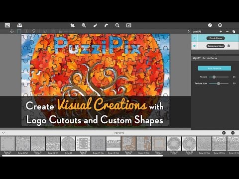 PuzziPix Pro - Logo Cutouts and Custom Shapes