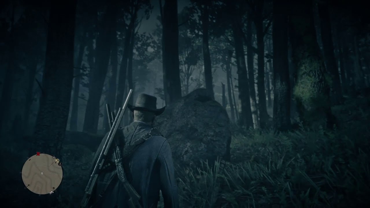 Red Dead Redemption 2 Whispering Woods and the hanging body YouTube