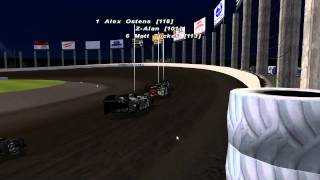 Dirt Sim Modifieds Heat Race