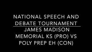 Poly Prep EH vs James Madison Memorial KS Nats16 Round 13