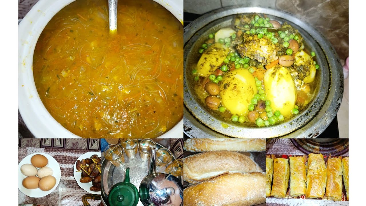 شاركت معكم فطوري بجوج ديال العمارات للبريوات وحدة بلباطاطا ووحدة بلخضرة وشعرية صينية مع شوربة رائعة