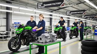🔥 Inside Kawasaki Factory: Building the Z1000 Naked Beast (Full Process 2025)