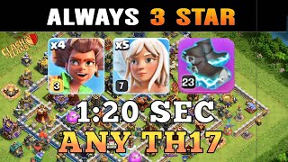 Root Rider Attack With Rc Charge Strategy | TH17 Attack Strategies (Clash of Clans) @ClashOfClans 