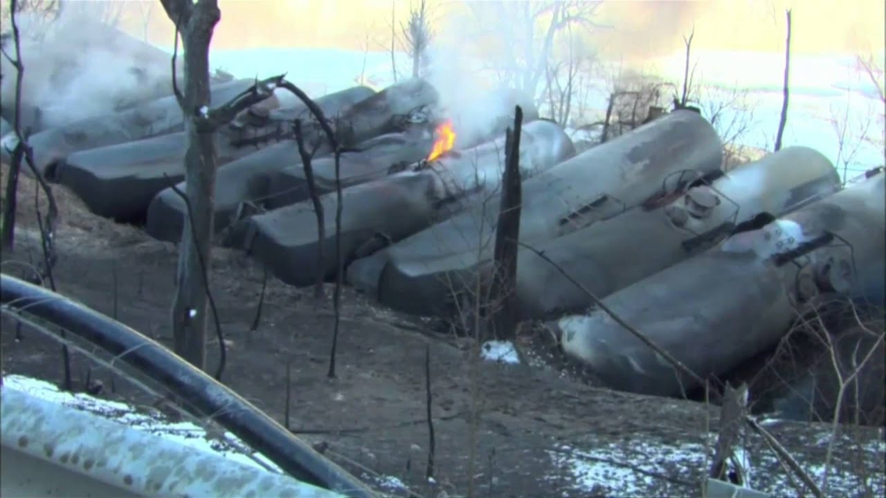 RAW Train derails near Gogama, Ont. YouTube