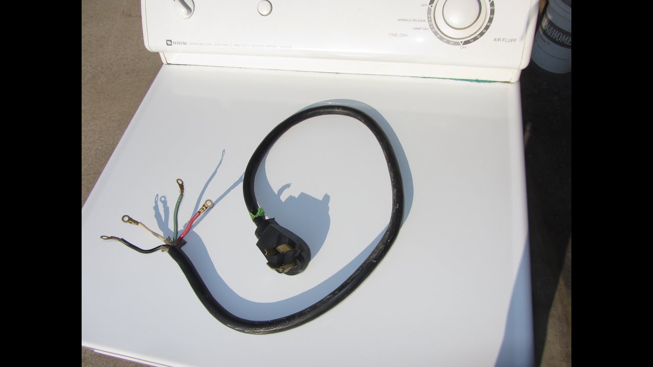 Clothes Dryer Power Cord Removal EZ! YouTube