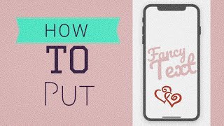 How to put Fancy Text | Lingojam
