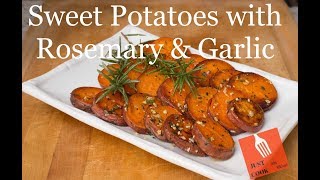Get the recipe:
https://justcookwithmichael.com/recipes/sweet-potatoes-with-rosemary-and-garlic/,
if you're preparing this recipe for a large group you can slice sweet
potatoes, toss them in extra ...