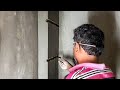 Bedroom cupboard plastering |plastering techniques | Sree Hari Constructions