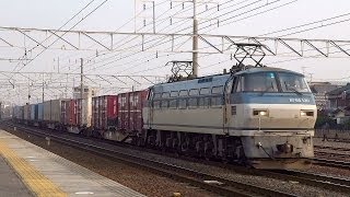 JR貨物 EF66-130 貨物列車 (5052レ ロクロク) JR東海道本線 清洲駅貨物線