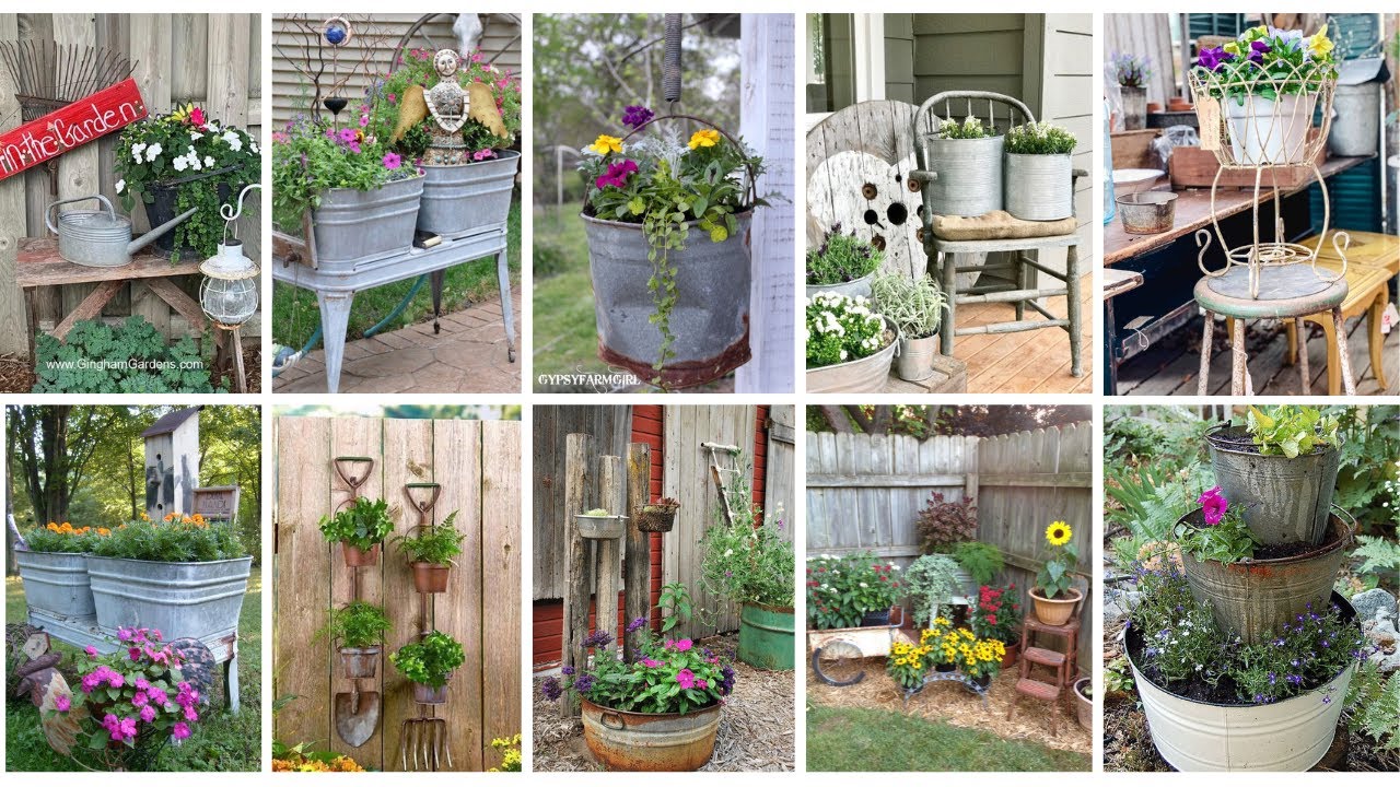 110 + Vintage Garden Decoration Ideas. Vintage Garden Design Ideas. 