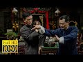 Master Ip Man fights with Master Tai chi Wan Zonghua in the film Ip Man 4: The Finale (2019)