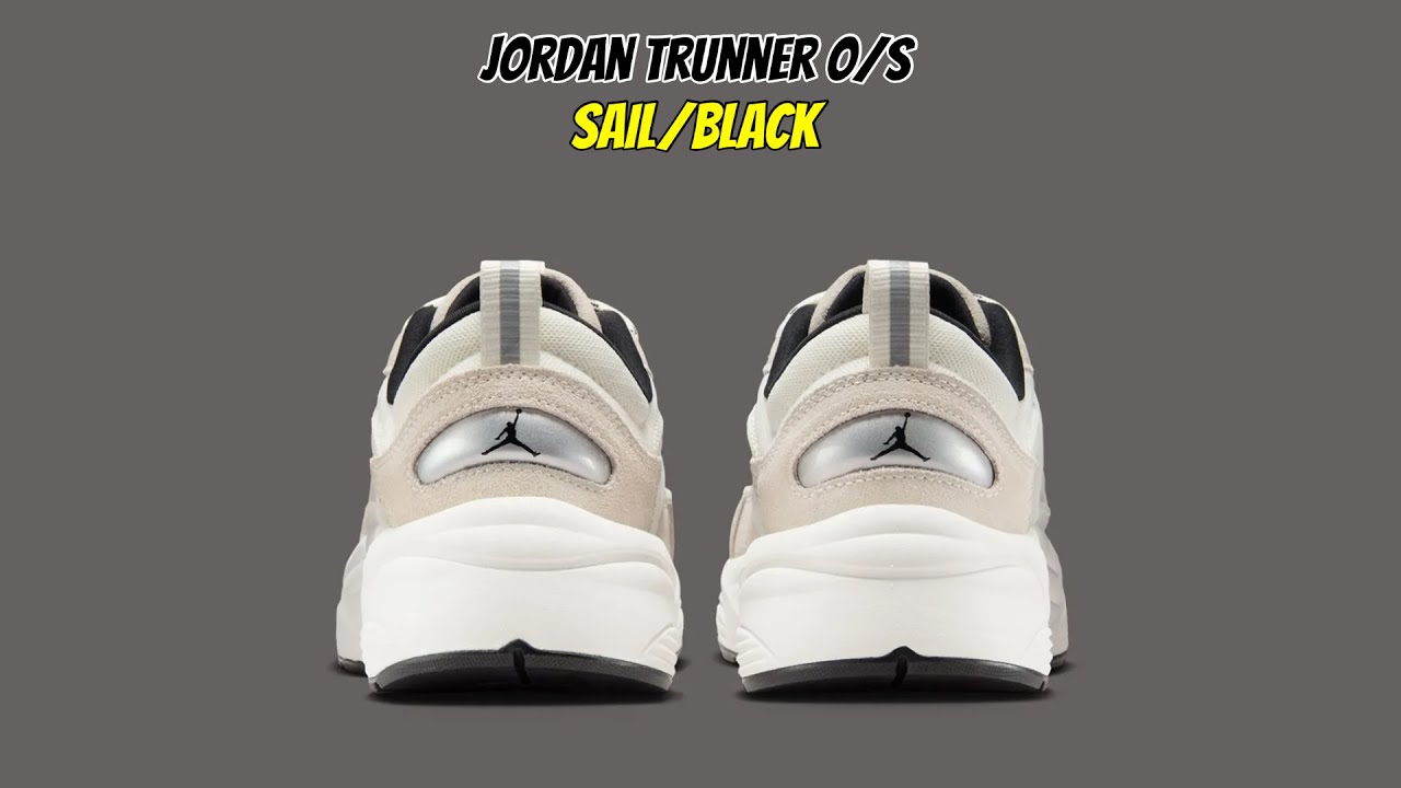 Jordan Trunner O/S Sail/Black