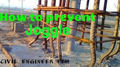 How prevent JOGGLE in column reinforcement || Civil Engineer FBH