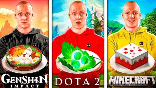 Gaming Food in Real Life / Minecraft Cake / Dota 2 Tango by VANZAI screenshot 5