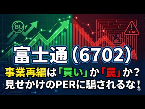 【株式投資銘柄分析】富士通（6702）決算・TOB・再編・国策…すべてを飲み込む「巨象の変革」を見逃すな