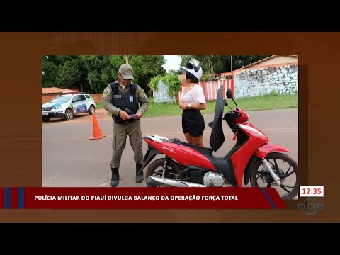 Polícia Militar do Piauí divulga balanço da Operação Força Total 17 01 2024