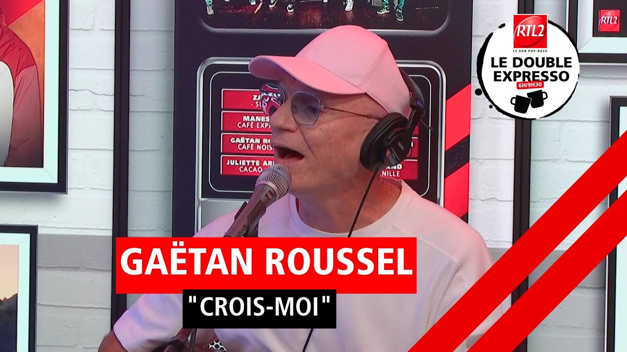 Gaëtan Roussel interprète "Crois-moi" dans Le Double Expresso RTL2 (29/08/25)