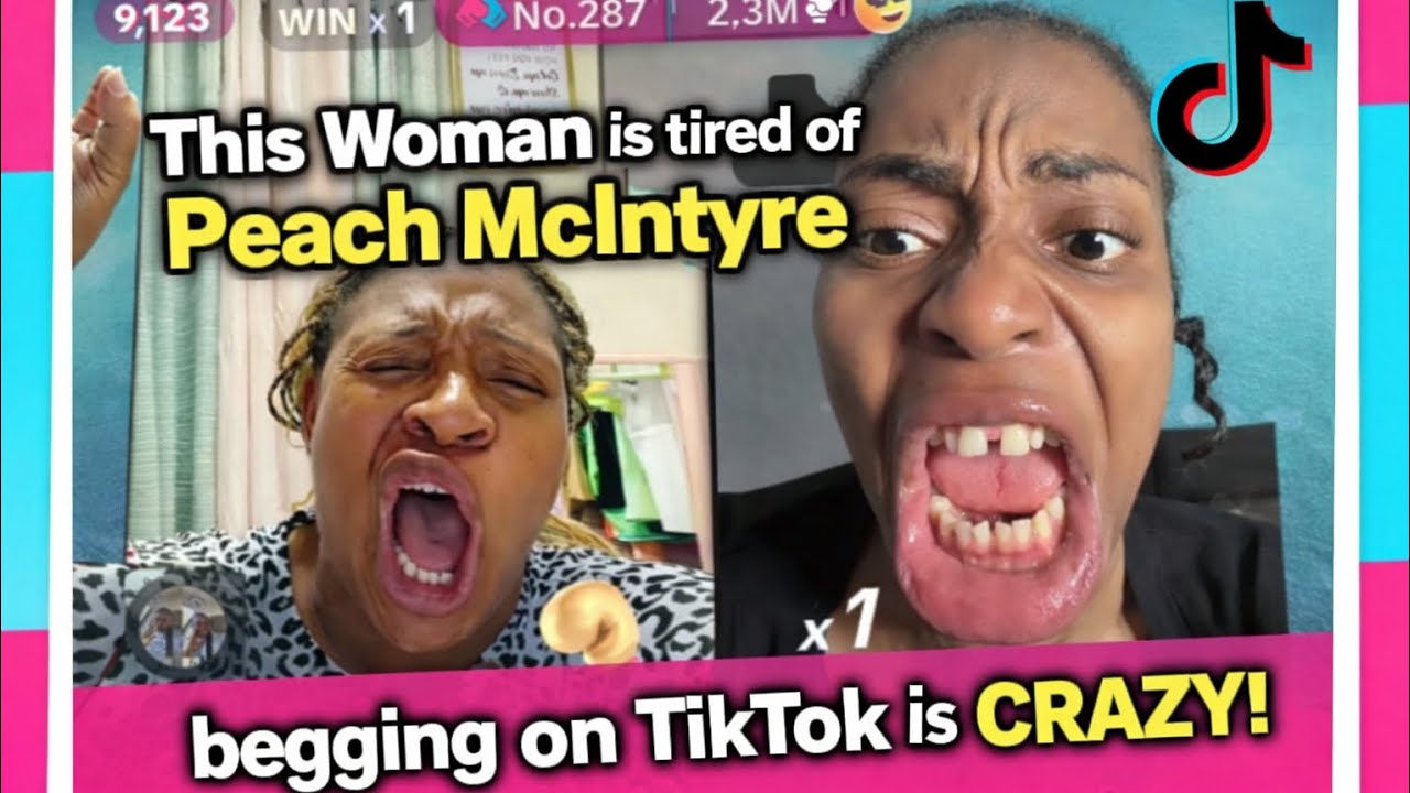 Peach McIntyre Begging on TikTok Battles and Creators and The Internet Is Tired! 👀 BROKEY!!!!
