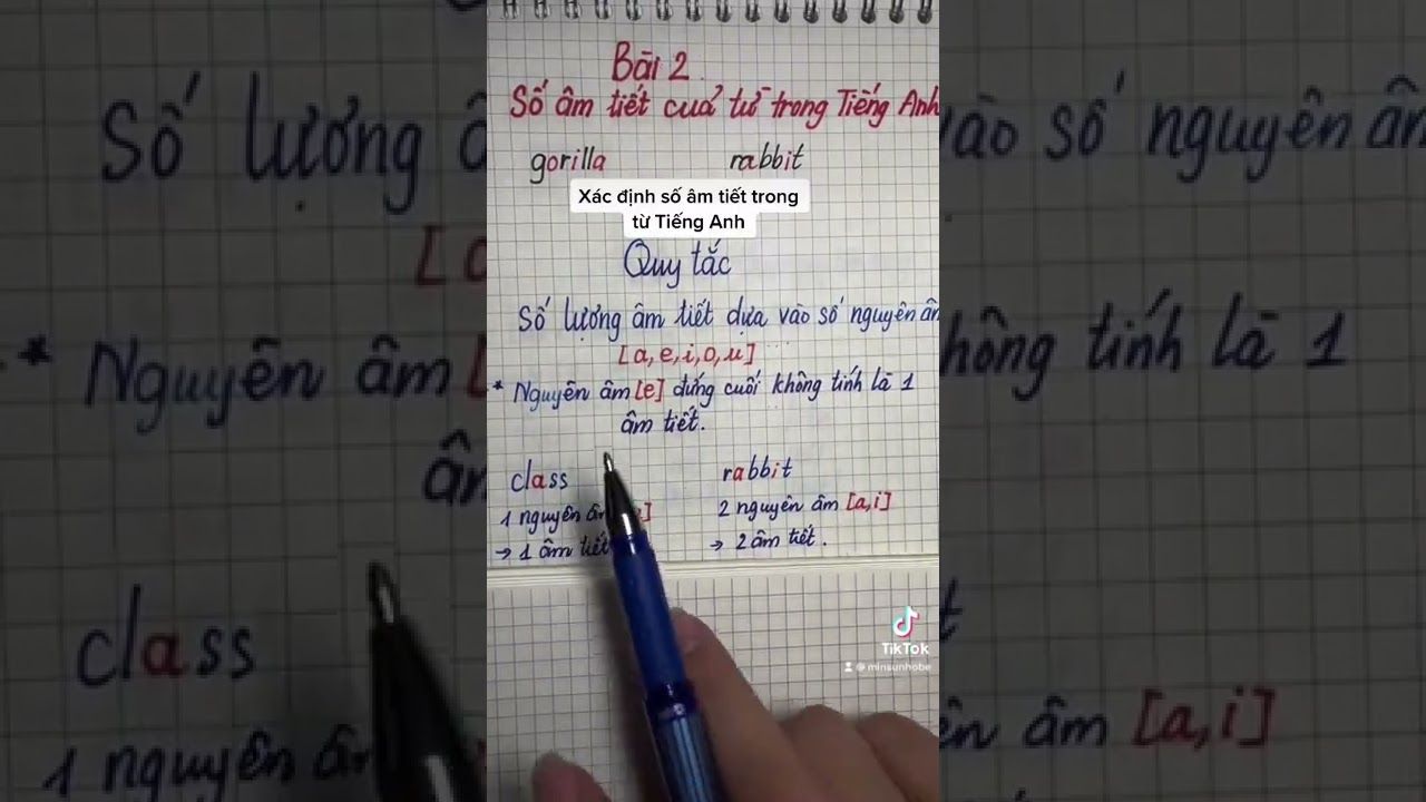 Đánh vần Tiếng Anh đơn giản: Bài 2: Xác định số âm... - youtube