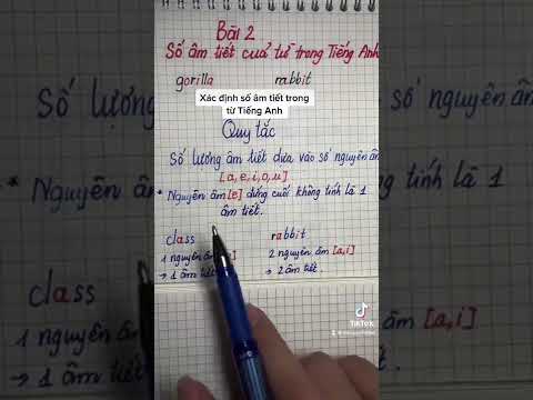 Video Đánh vần Tiếng Anh đơn giản: Bài 2: Xác định số âm... - youtube