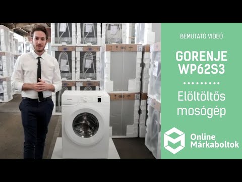 GORENJE WP62S3 | Elöltöltős mosógép bemutató videó