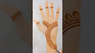 very easy simple beautiful mehndi design for front hand youtubeshorts mehndi easymehndi shorts