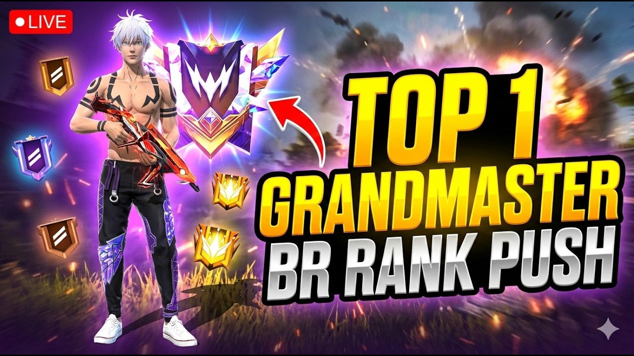 🔴[ Live Free Fire New Season Br Rank Push live !! - YouTube