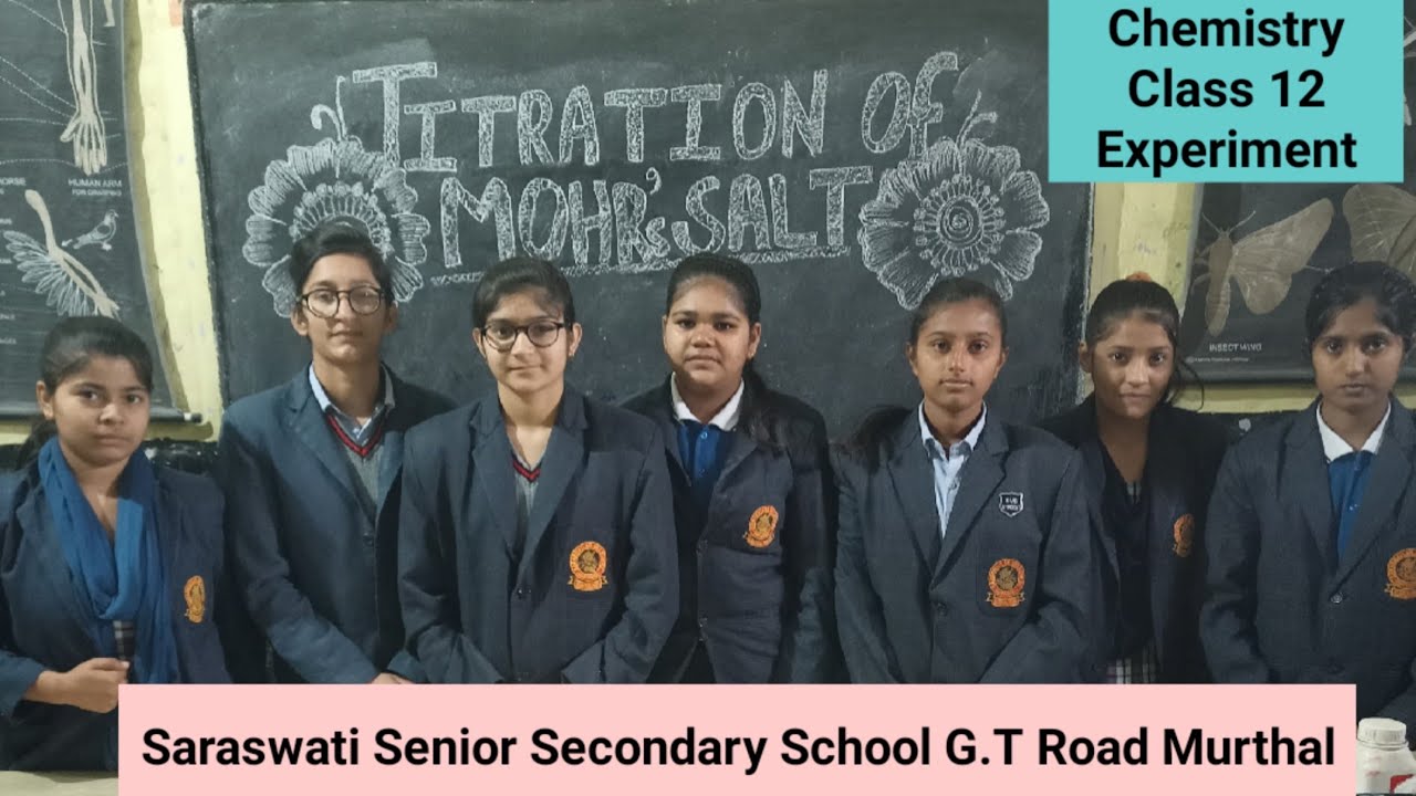 Titration of mohr’s salt vs KMnO4 volumetric titration cbse class