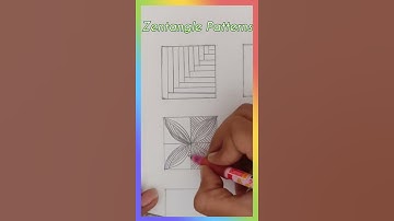 #Shorts 15 Zentangle Patterns
