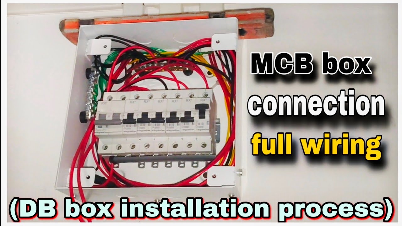 DB box wiring connection complete ll electrical house wiring ll January 2026