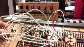 Selfmade digital stopwatch
