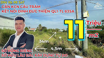 ĐẤT NGỘP ĐINH ĐỨC THIỆN BÁN GẤP | MẶT TIỀN ĐƯỜNG NHỰA | THỔ CƯ XÂY DỰNG TỰ DO | GIÁ NGHE LÀ MUA