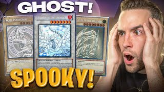 Opening SPOOKY Ghost Rare Yugioh Packs For HALLOWEEN!! screenshot 5