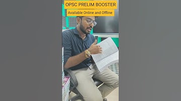 OPSC PRELIM Booster Book #opsc #oas #books
