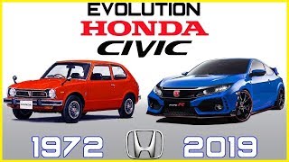 HONDA CIVIC EVOLUTION (1972 - 2019)