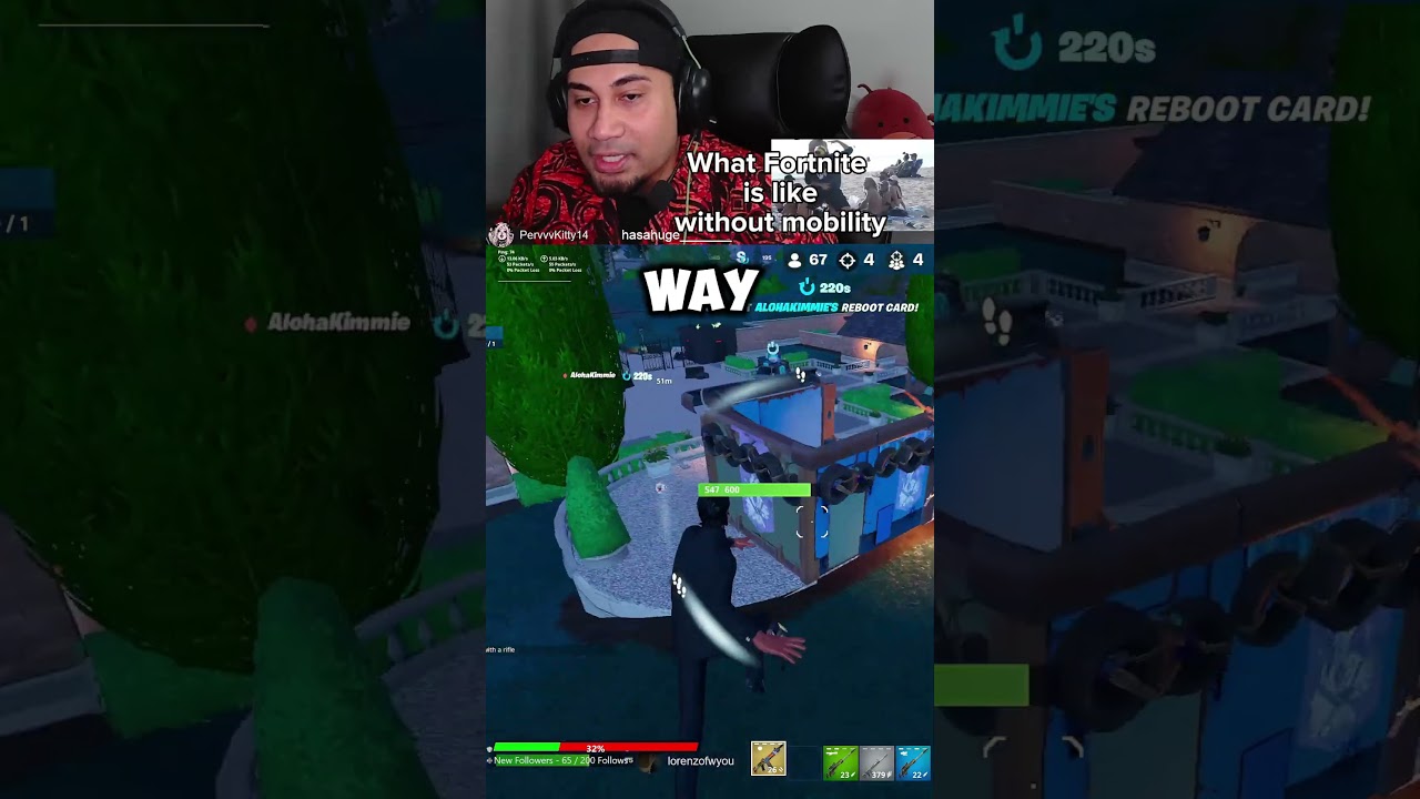 What Fortnite is like without mobility 