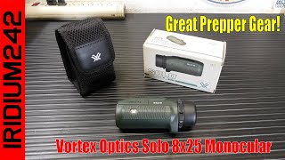 Prepper Gear: Vortex Optics Solo 8x25 Monocular
